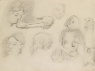 Studien einer Mutter und eines Kindes, 19. Jahrhundert